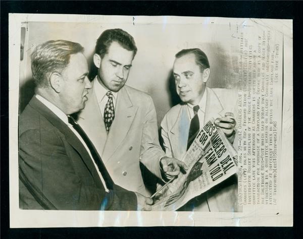 Richard Nixon and the Alger Hiss Trial (7 photos)