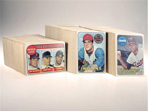 - 1969 Topps Baseball Card Complete set 664 cards.