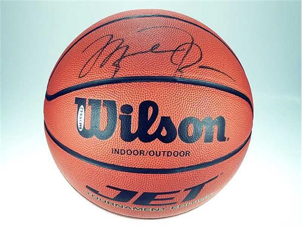 - Michael Jordan Upper Deck Authenticated Signed Basketball