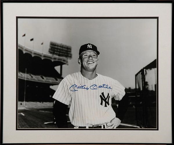 - Mickey Mantle 16 x 20  Signed Photo