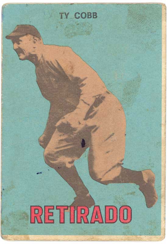 Cards BAseball Post 1930 - 1967 Topps Venezuelan Retirado Ty Cobb