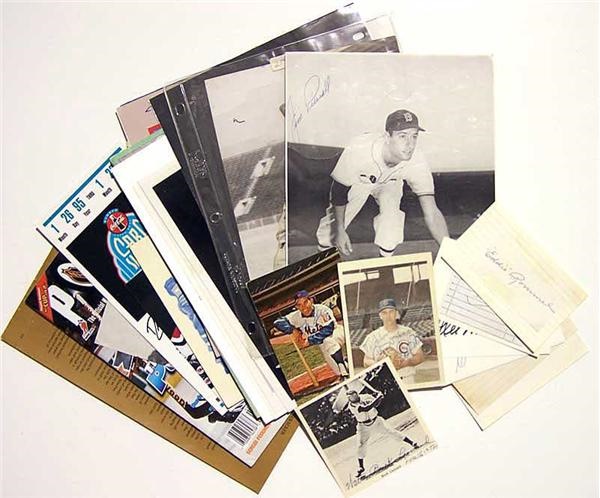 Autographs Baseball - Baseball / Football / Hockey Autograph Collection (100+)