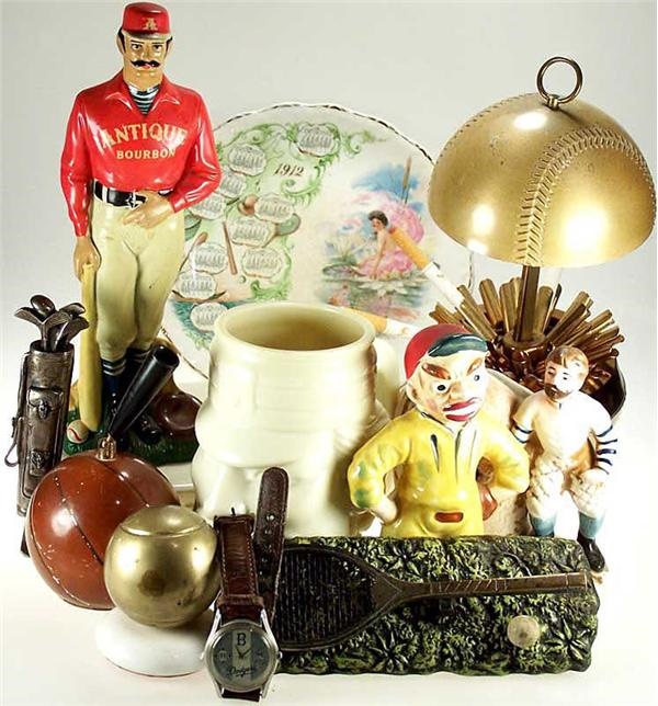 Baseball Memorabilia - Sports Ceramic and Figural Collection (12)