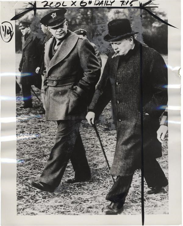 - Ike & Churchill Photo Lot (10)