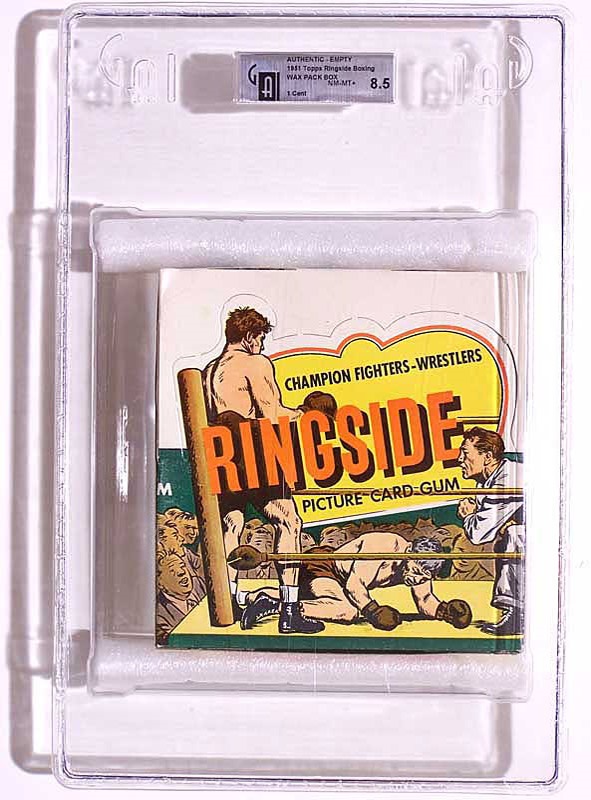 Cards Other - 1951 Topps Ringside Boxing Display Box (GAI 8.5)