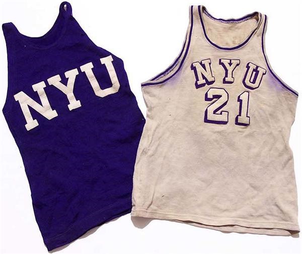 Game Used Other - 1930s NYU Basketball Jerseys (2).