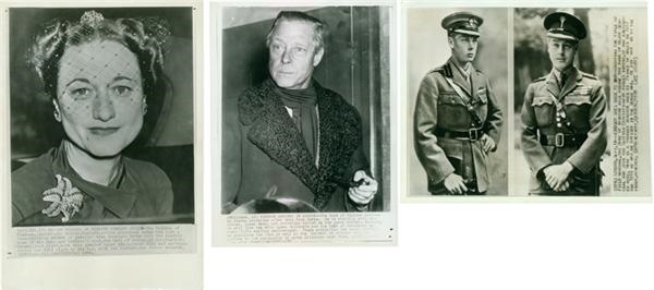 Images of the Duke of Windsor and Images of Mrs. Simpson (13 phtos)