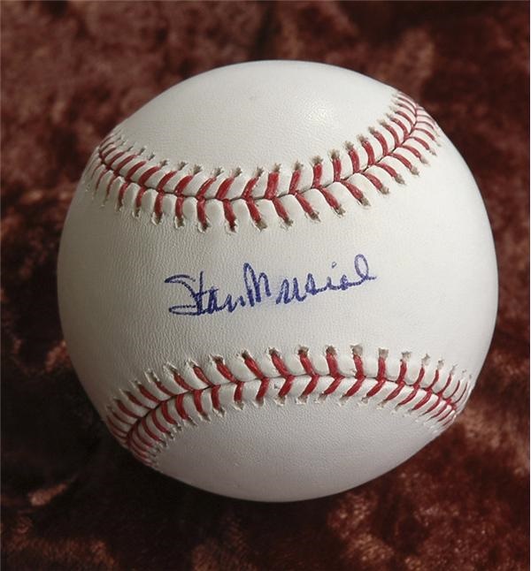 Memorabilia - Stan Musial Signed St. Louis Cardinals Collection
