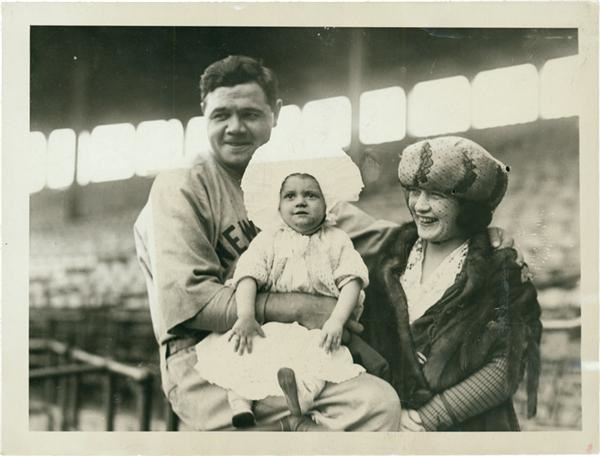 Baseball Memorabilia - The Banished Babe Ruth & His Family (1925)