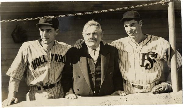 Baseball Memorabilia - The Di Maggios, Vince, Papa and Joe (1935)