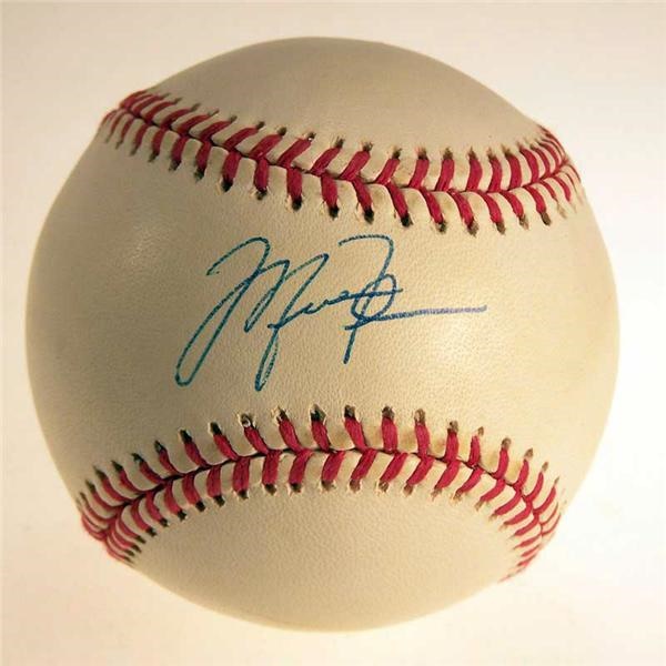 Autographs Baseball - Michael Jordan Single Signed Baseball