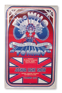 - 1968 The Who's Tommy First Ever Performance Poster