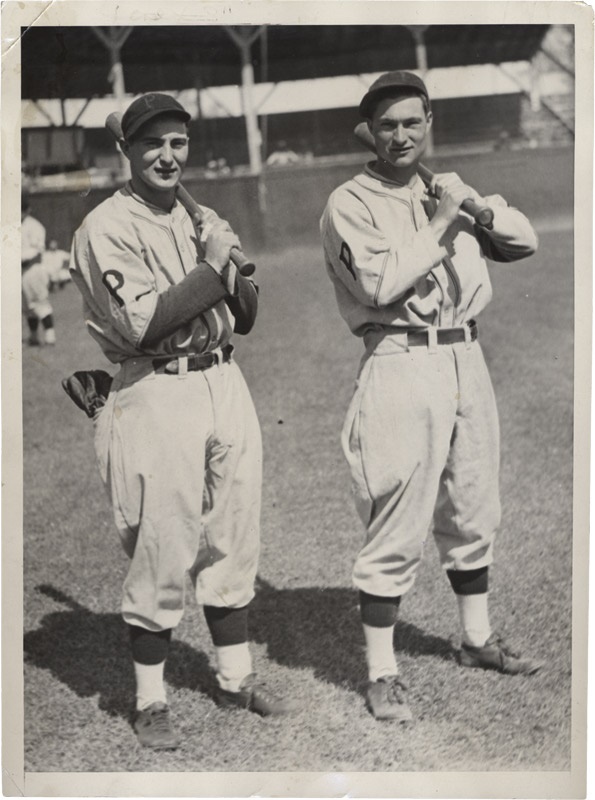 Baseball Memorabilia - Paul & Lloyd Waner Baseball News Service Photo(1931)