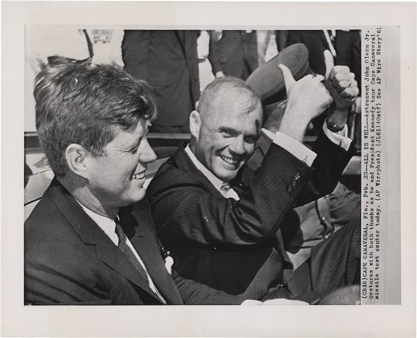 Rock And Pop Culture - Astronaut John Glenn and The Presidents Wire Photos (16)