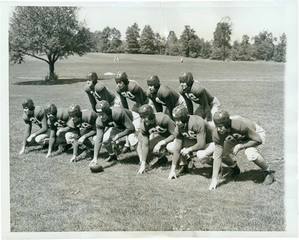 1941 New York Giants Football Team Photo