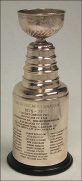 1976-77 Montreal Canadiens Stanley Cup Championship Trophy (13")