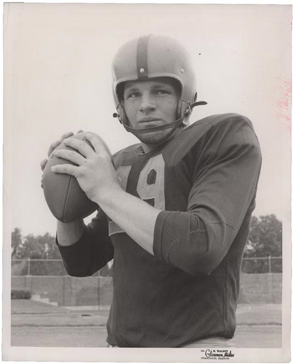 Memorabilia Football - Ray Nitschke at University of Illinois (1956)