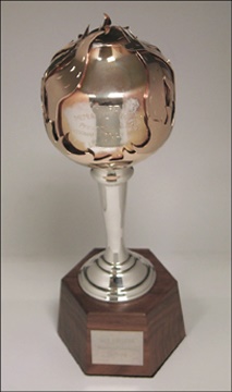 Guy Lafleur - 1977-78 Hart Memorial Trophy Presented to Guy Lafleur (14")