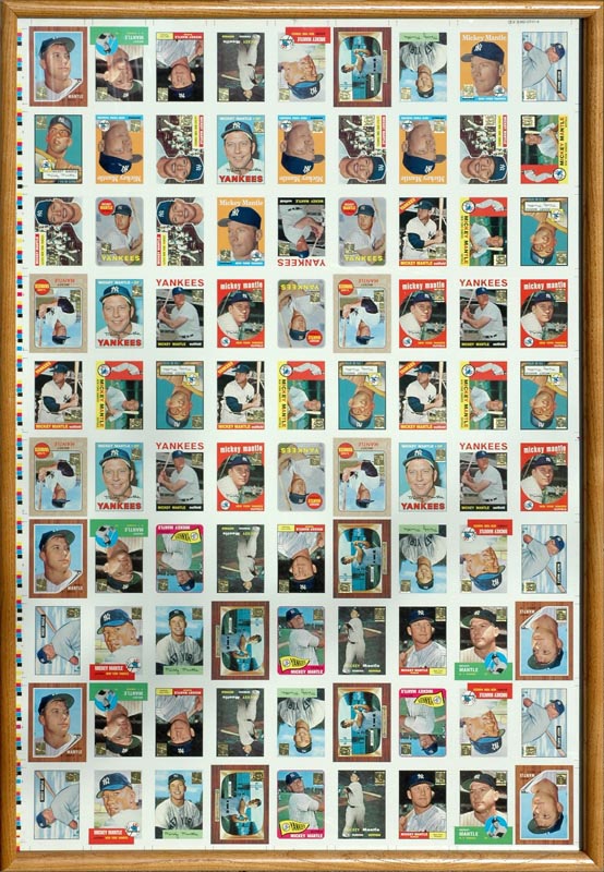 - Mickey Mantle Collection (10) with 4 Signed pieces