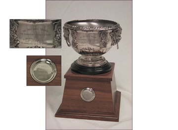 - 1976 Art Ross Trophy Presented to Guy Lafleur (11.5")