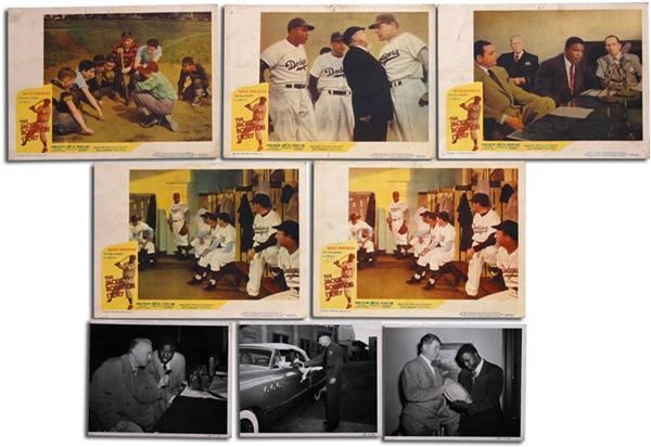 Baseball Memorabilia - The Jackie Robinson Story Movie Photos & Lobby Cards.