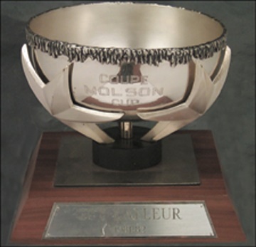 Guy Lafleur - 1981-82 Molson Cup 8” Trophy Presented to Guy Lafleur