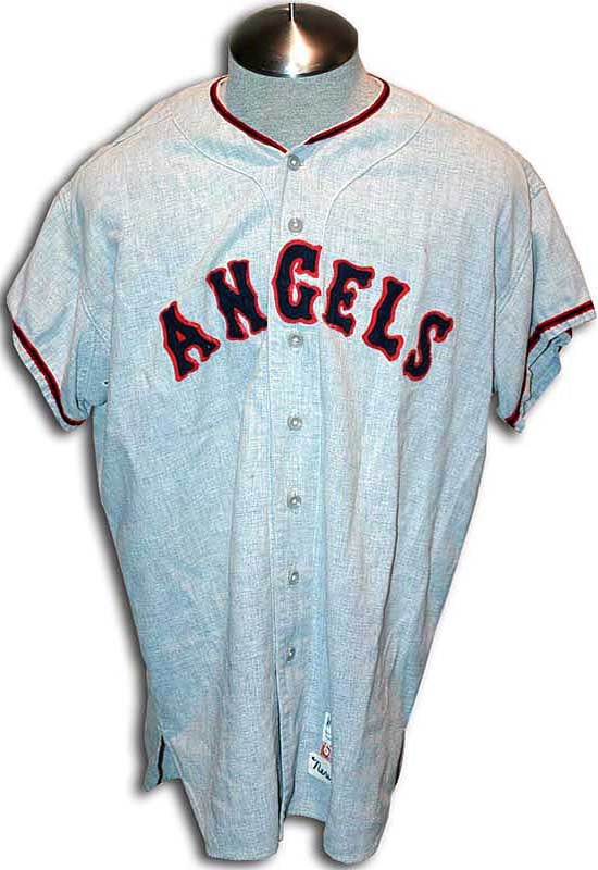 - 1968 Fred Newman California Angels Game Used Jersey