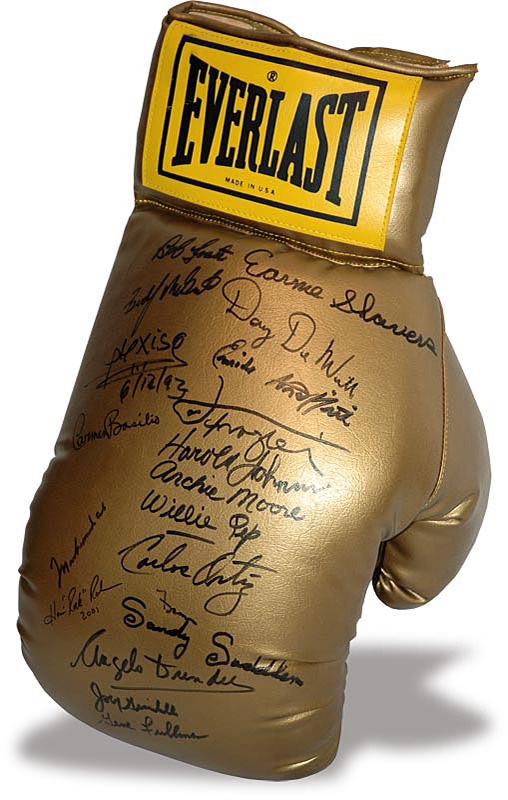 - Oversized Everlast Signed Boxing Glove with Muhammad Ali
