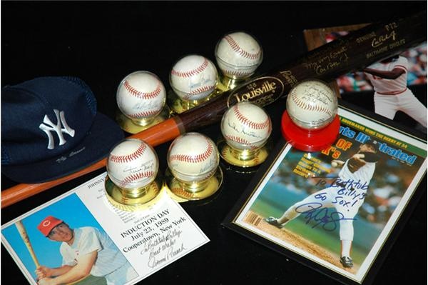 - Collection of Signed Baseball Items (27)