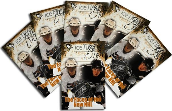 - Six Sidney Crosby Signed Pittsburgh Penguins Progams From His Rookie Season