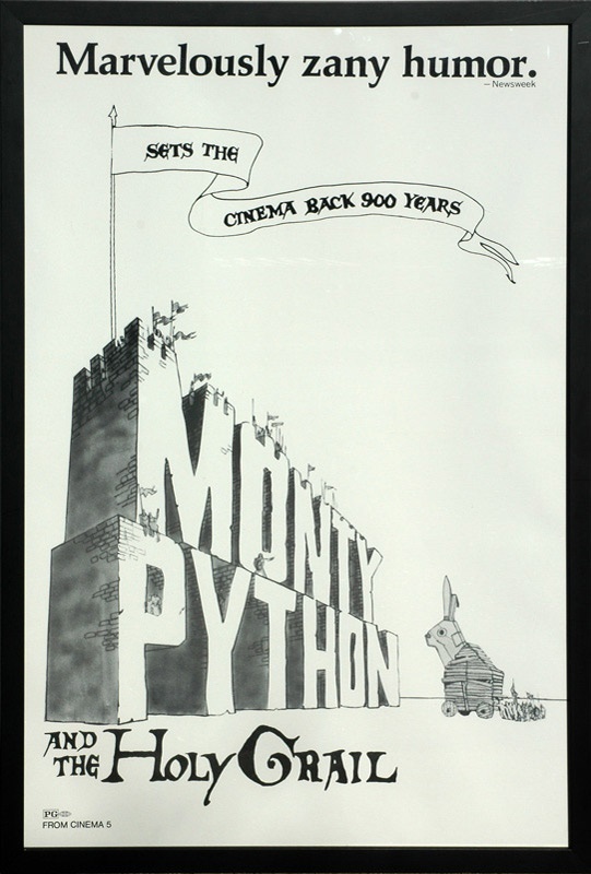 Rock And Pop Culture - The Graham Chapman Collection: Monty Python and the Holy Grail film poster