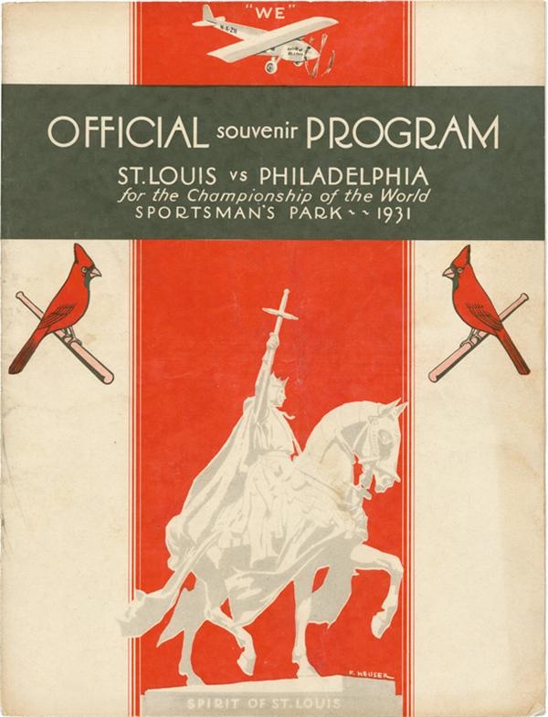 - 1931 St. Louis Cardinals World Series Program