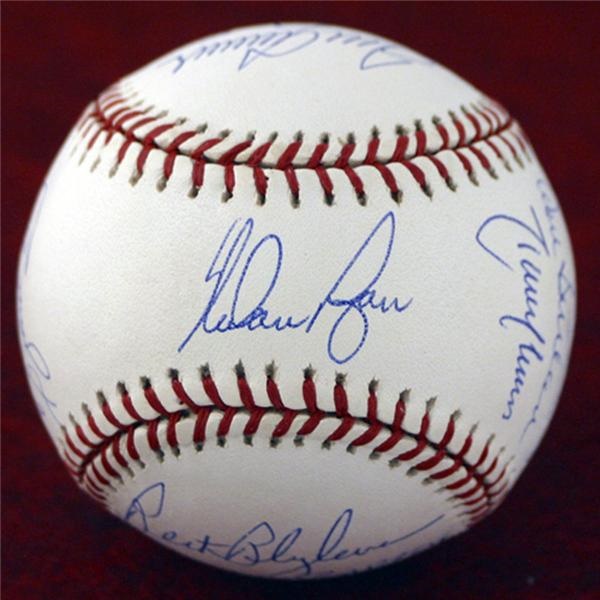 Bob Gibson's Personal 3,000 Strikeout Signed Baseball