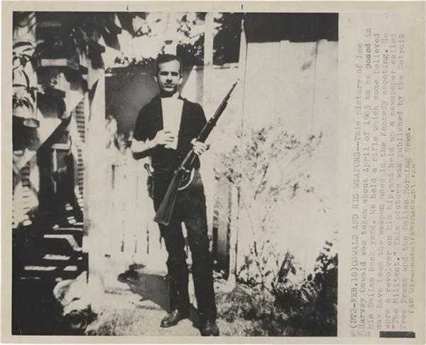 Rock And Pop Culture - Important Oswald Image: Oswald and his weapons