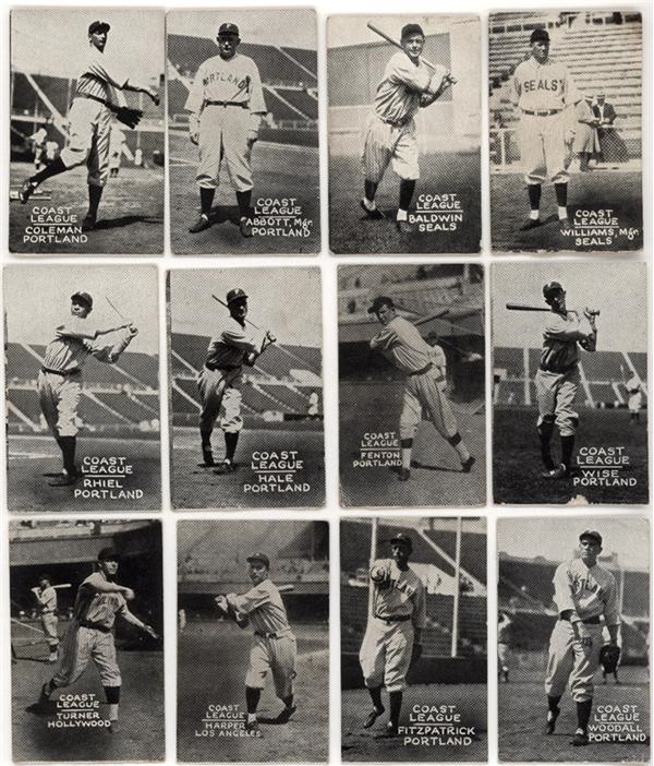 - 1931 Zeenut Pacific Coast League Baseball Cards (113)