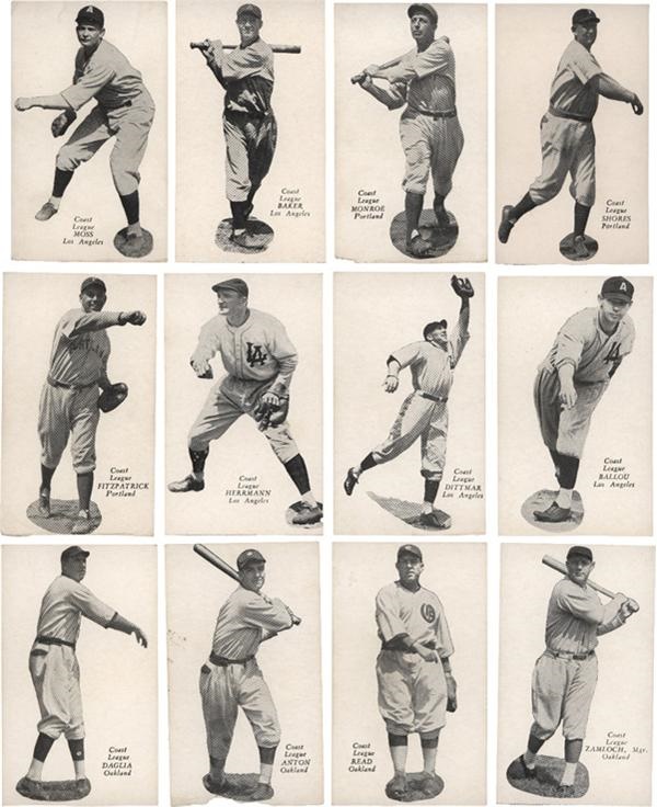 Cards Baseball Pre 1930 - 1932 Zeenut Pacific Coast League Baseball Cards (59)