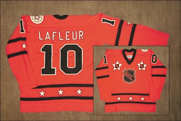 - 1976 Guy Lafleur Game Worn NHL All Star Jersey