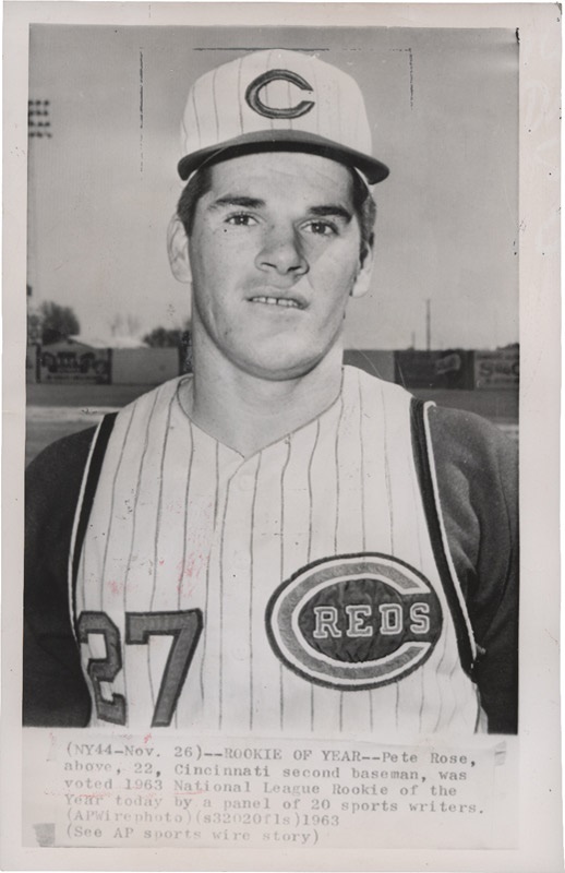 San Francisco Examiner Photo Collection - Sports - Pete Rose Rookie Photo.