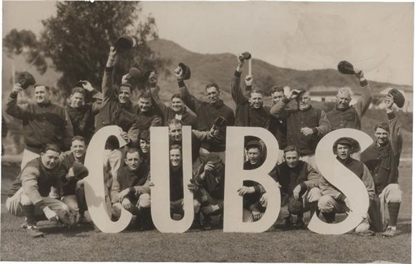 - 1929 Chicago Cubs Team Photo