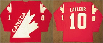 Guy Lafleur - 1976 Canada Cup Guy LafleurGame Worn Team Canada Jersey