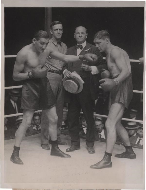 San Francisco Examiner Photo Collection - Sports - 1923 Harry Greb Johnny Wilson Boxing Photo