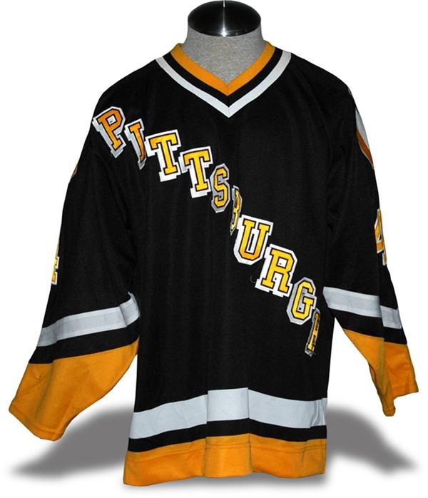 Circa 1994-95 Greg Hawgood Game Worn Pittsburgh Penguins Jersey