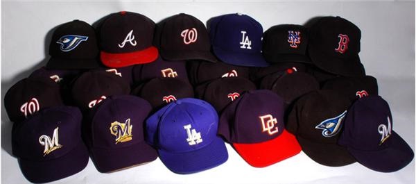 - 2006 Game Used Major League Baseball Cap Collection (28)