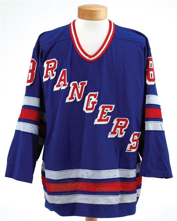 Hockey Equipment - Circa 1988-89 Darren Turcotte New York Rangers Game Worn Jersey