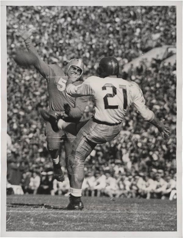 1945 Rose Bowl Football Wire Photos (6)