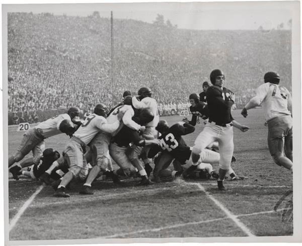- 1946 Rose Bowl Football Wire Photos (4)