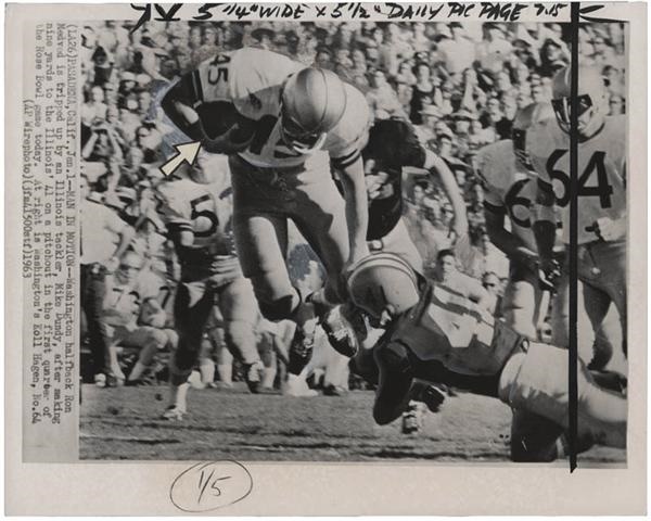 1964 Rose Bowl Football Wire Photos (11)