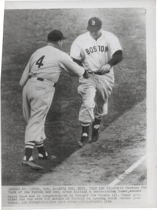 - Rudy York with Boston Red Sox Baseball Wire Photos (10)