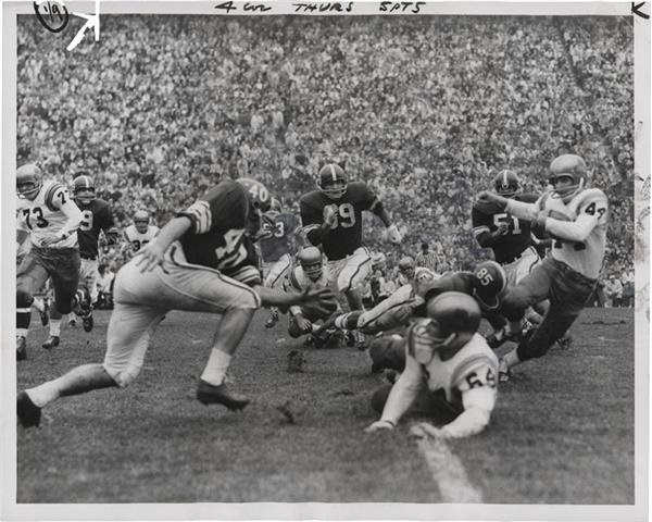 Football - Early 1960s College Football Wire Photos (116)