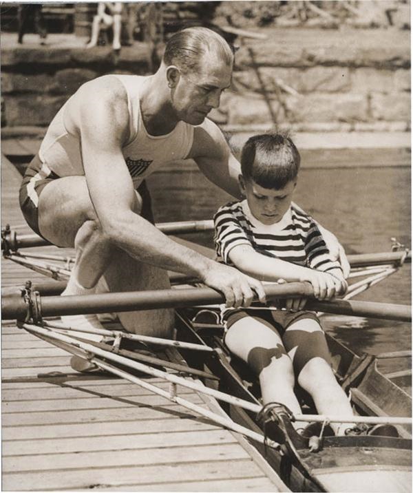 1935 Jack Kelly Olympian Wire Photo